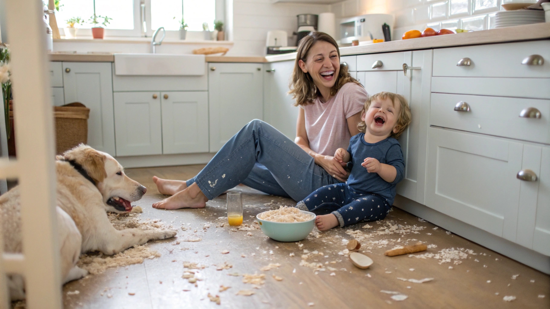 Turning Chaos into Laughter: Embracing the Messy Moments